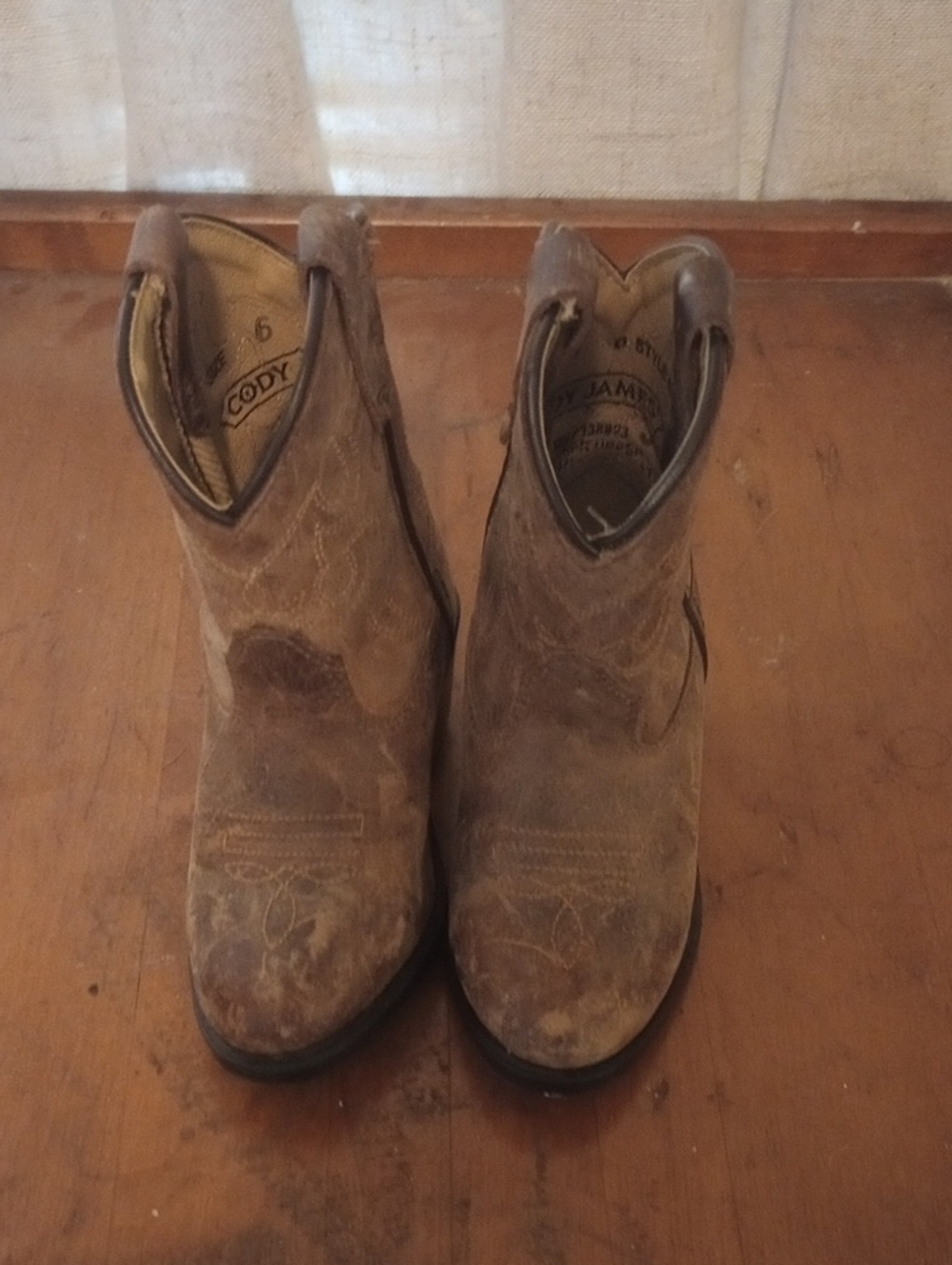 Cody James Leather Toddler Boots Size 6